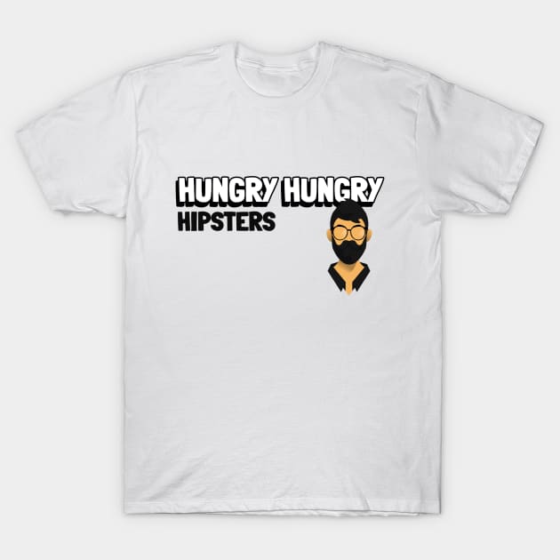 Hungry Hungry Hipsters T-Shirt by Para Eden